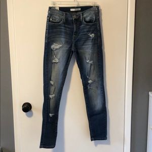 Kancan distressed high waist jeans